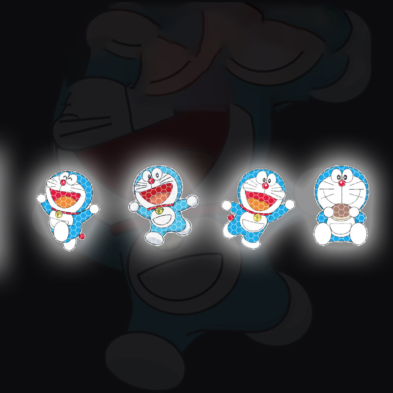 Sticker hình dán phản quang Doraemon dán xe TooYoo BK01046