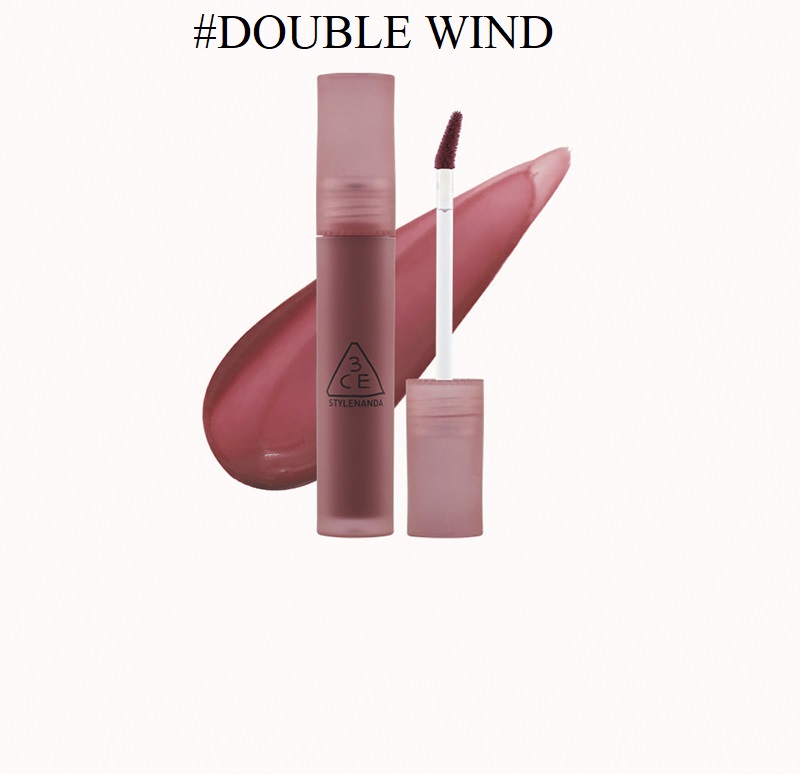 Son 3CE Double Wind màu đỏ hồng đất