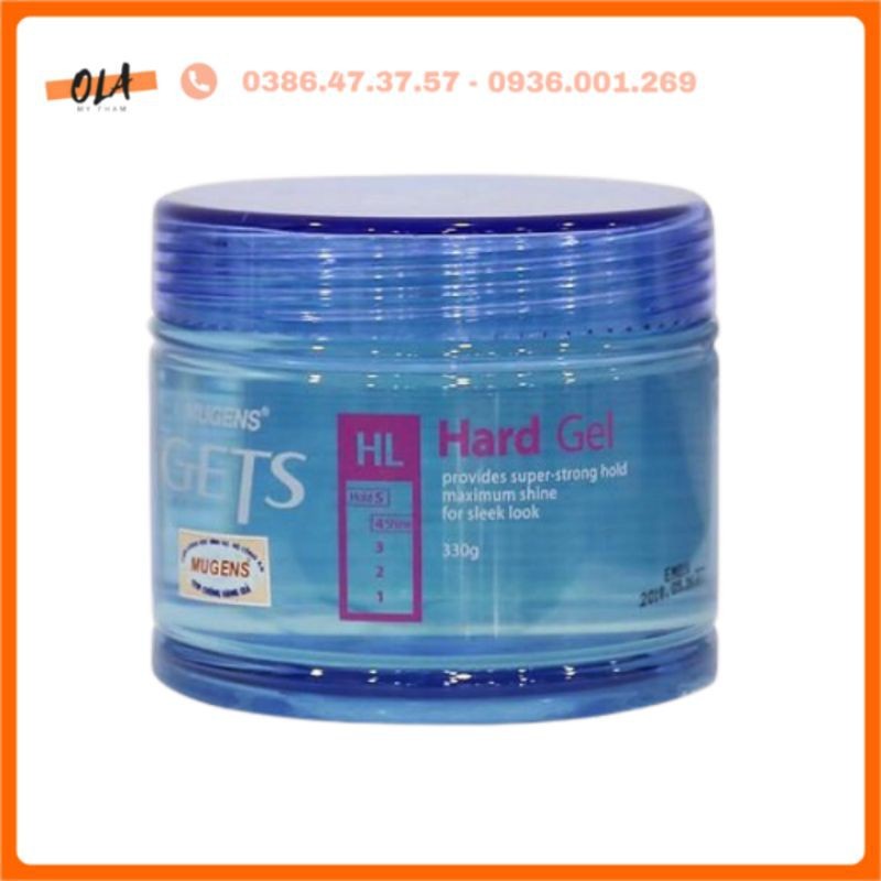 gel mugens super hard gel vuốt tóc siêu cứng - mỹ phẩm ola giá rẻ