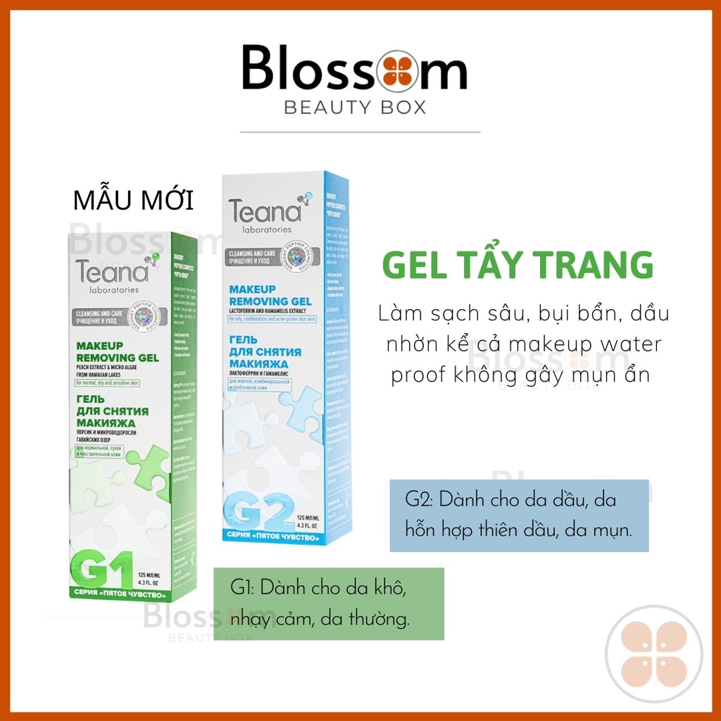 [ CHÍNH HÃNG ] Gel tẩy trang G1 G2 Teana Makeup remove