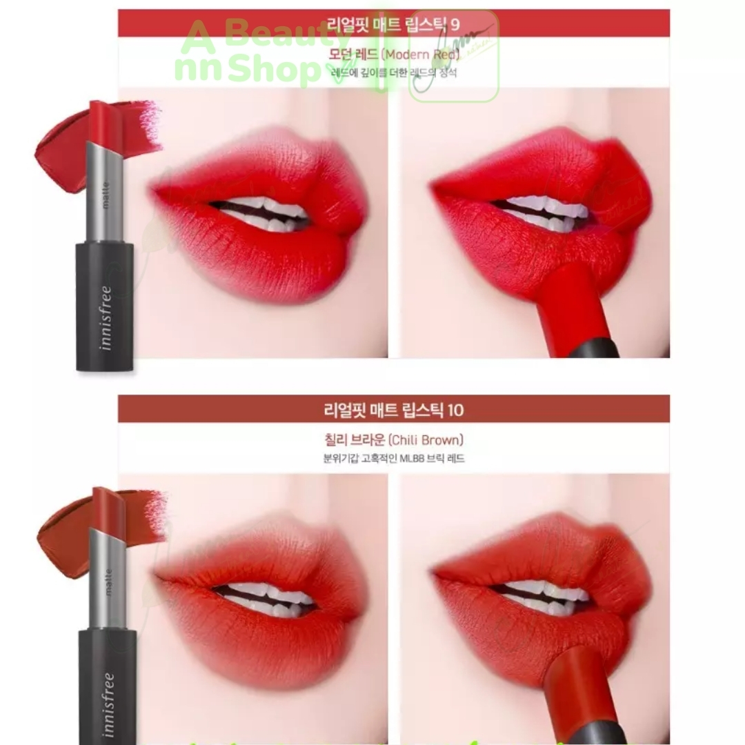 Son thỏi Innisfree Real Fit Matte Lipstick