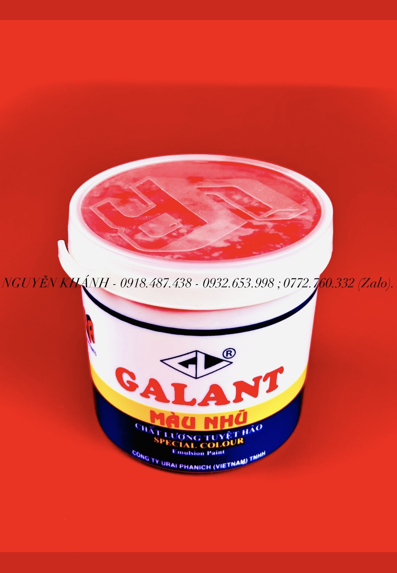 Màu Nhũ Galant dùng pha với sơn nước lon 225ml