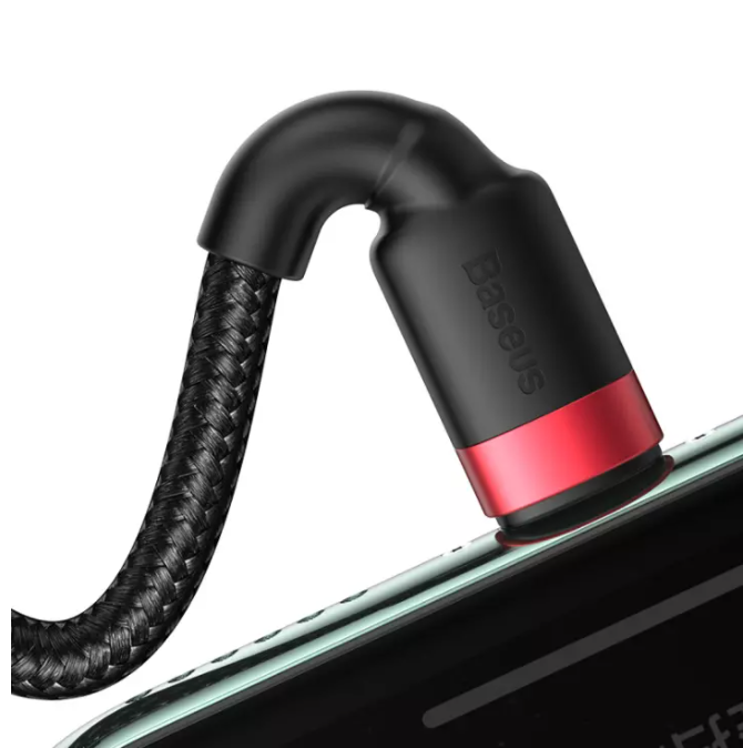 Cáp sạc nhanh Lightning Baseus Cafule USB + Type-C 2-in-1 PD, dual input (USB+Type-C), sạc nhanh 2.4A, công suất 18W, hỗ trợ truyền dữ liệu