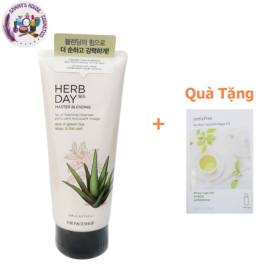 Sữa rửa mặt HERB DAY thảo mộc thiên nhiên an toàn lành tính