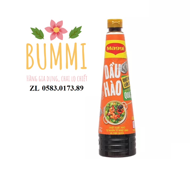 Dầu hào đậm đặc Maggi chai 350g - 820g