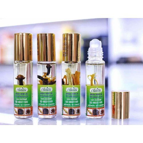 Dầu Nhân Sâm Ginseng Green Herb Oil Thái Lan (8ml/chai)
