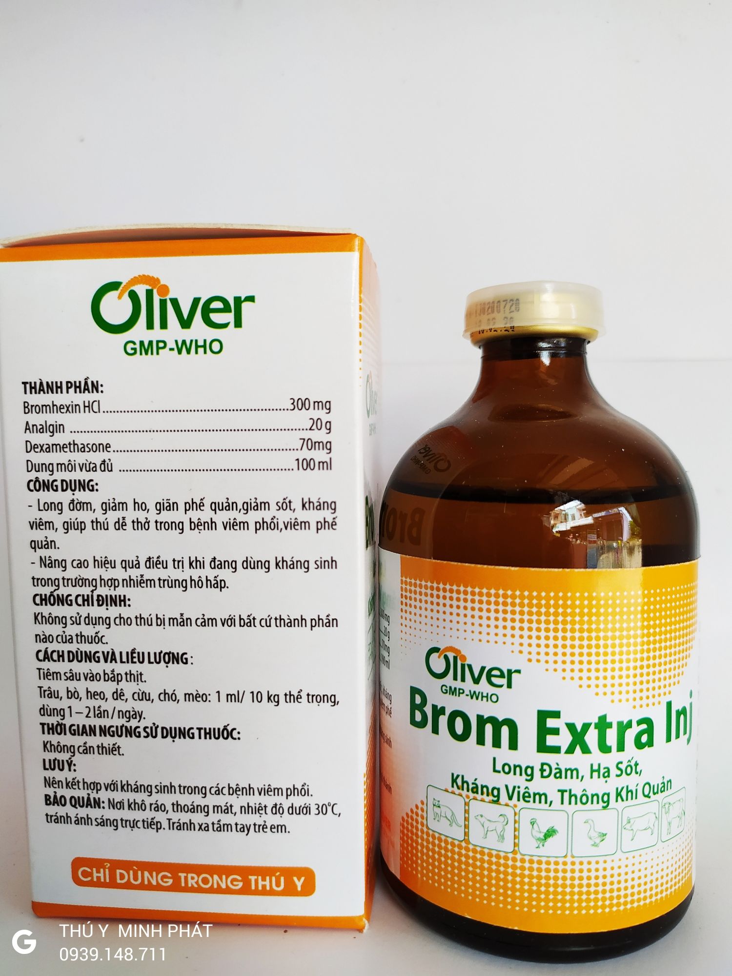 BROM EXTRA INJ CHAI 100ML