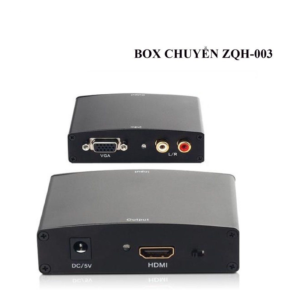 [HCM]Box chuyển VGA Ra HDMI (ZQH-003)