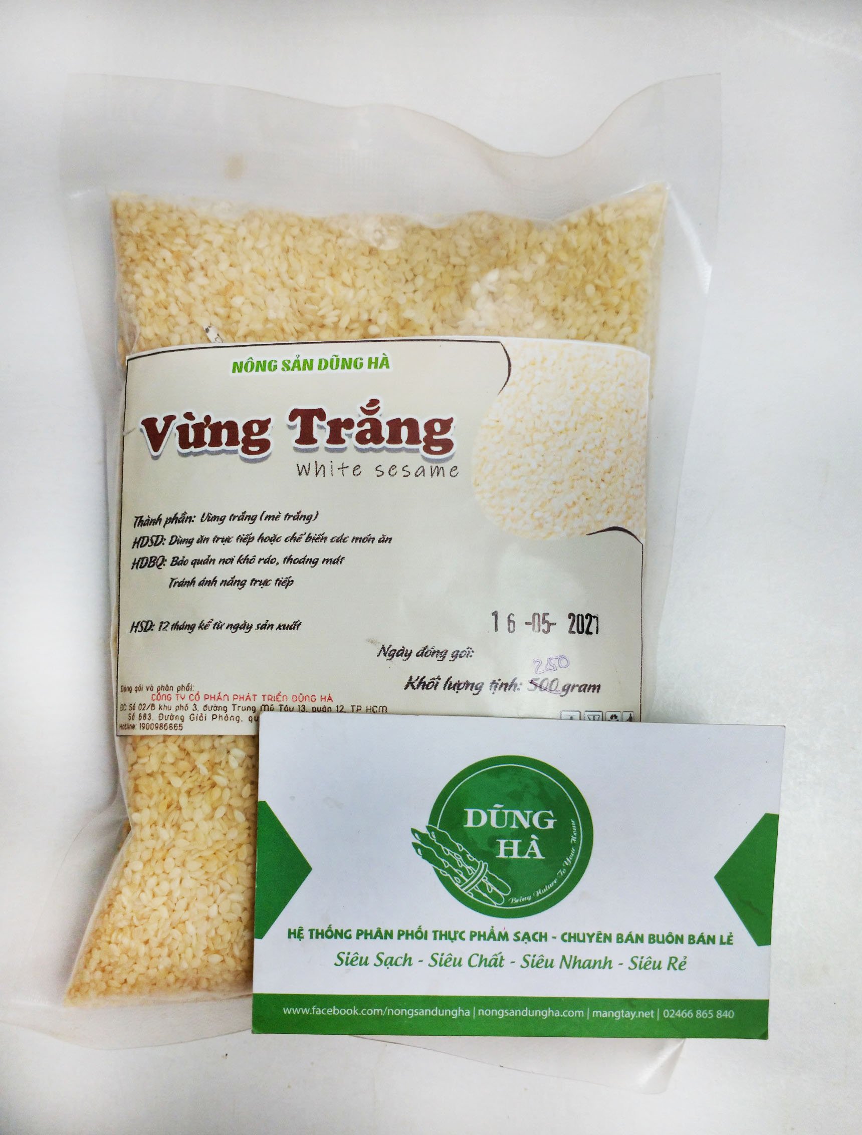 Vừng trắng khô - Hạt mè trắng - Ngon, sạch