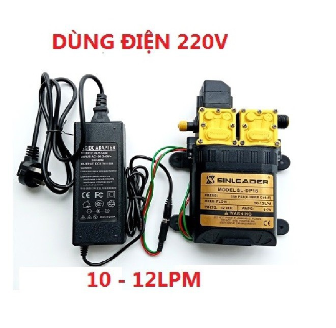 Nguồn Adapter 12V-10A ( dùng cho máy bơm đôi)