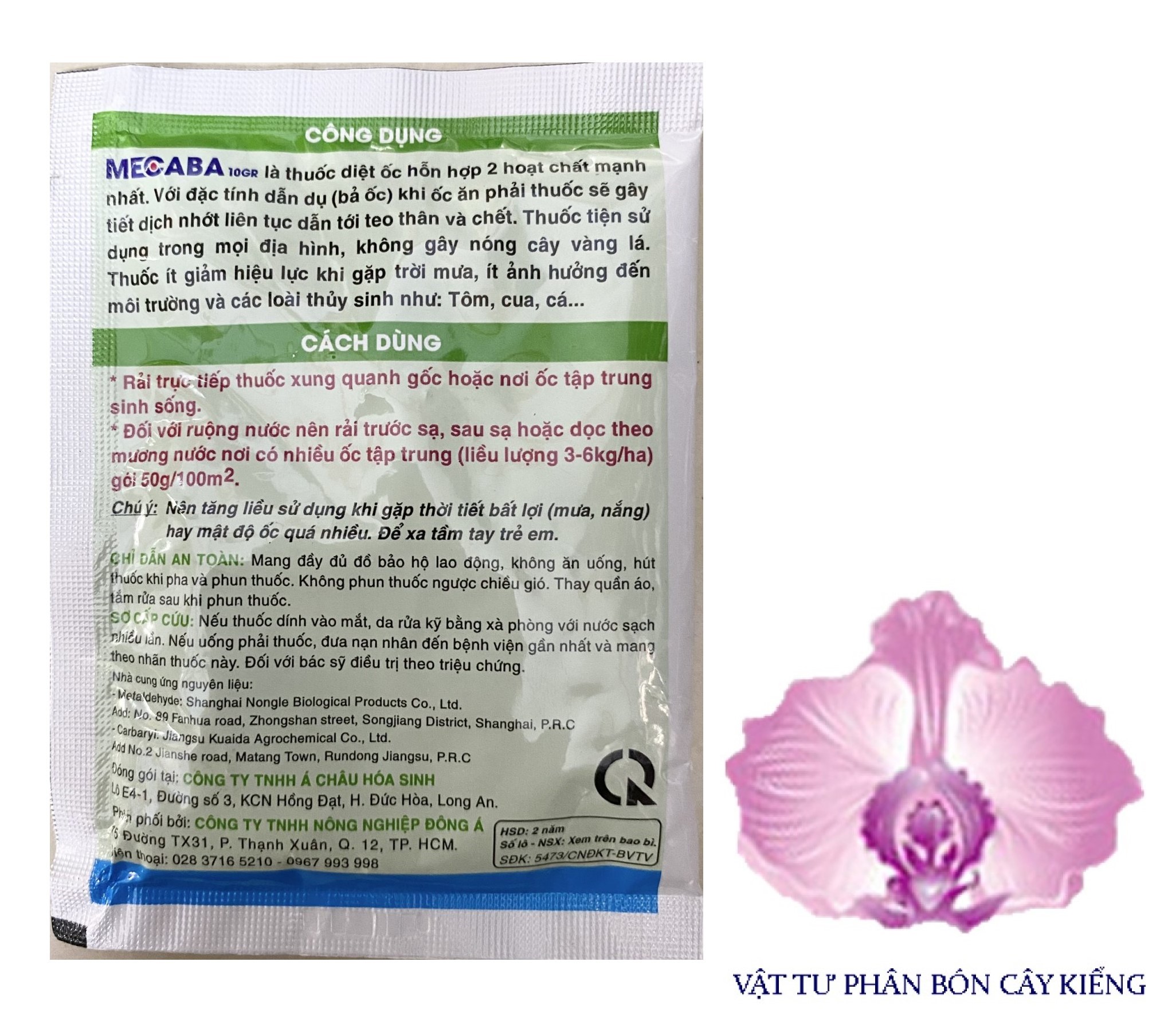 Mecaba Trừ Ốc 10GR - #091B# 50g
