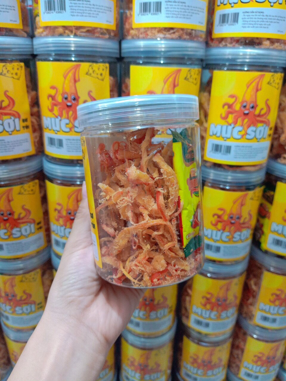 Mực sợi bơ tỏi thơm ngon ăn liền
