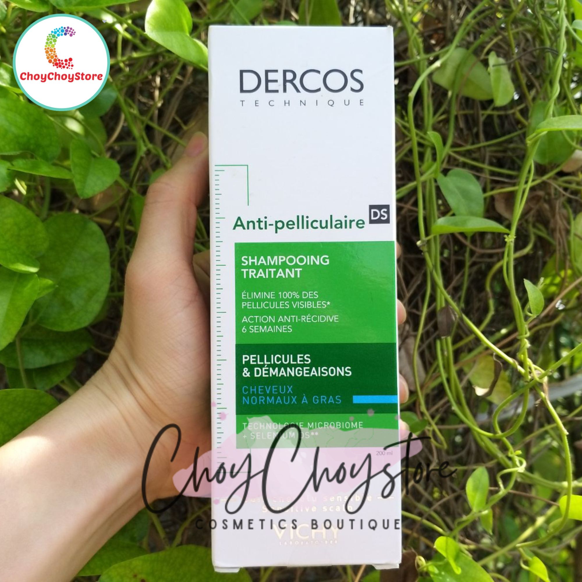 Dầu Gội Vichy Dercos Anti Dandruff Shampoo Oily Hair 200mL - Dầu gội giảm gàu cho da đầu dầu