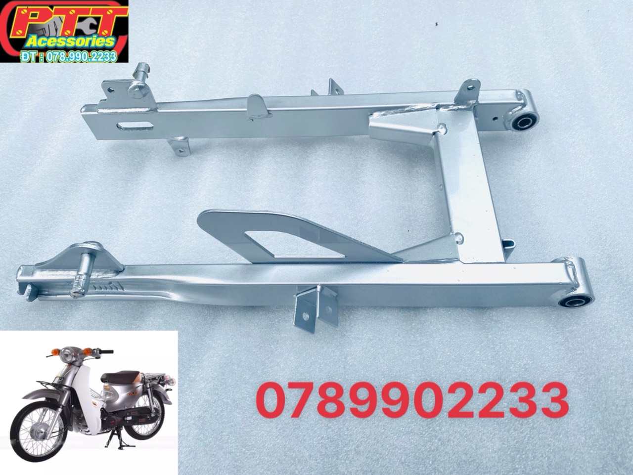 Gấp sau xe cub mới