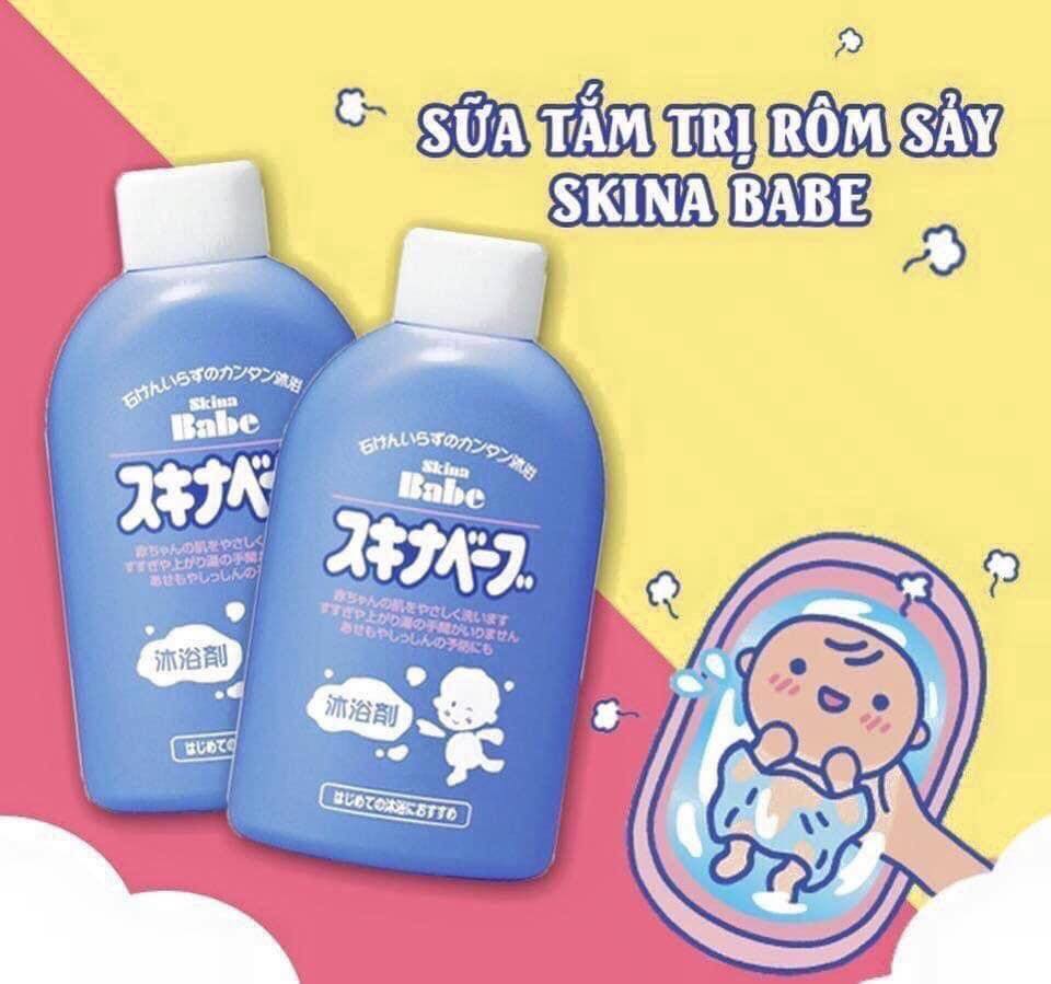 Sữa tắm trị rôm sảy Skina Babe