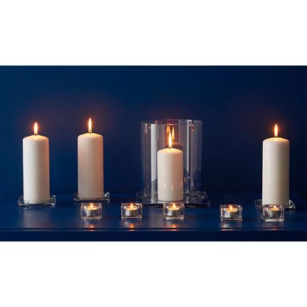 Bộ 5 Chân Nến Tealight Thuỷ Tinh