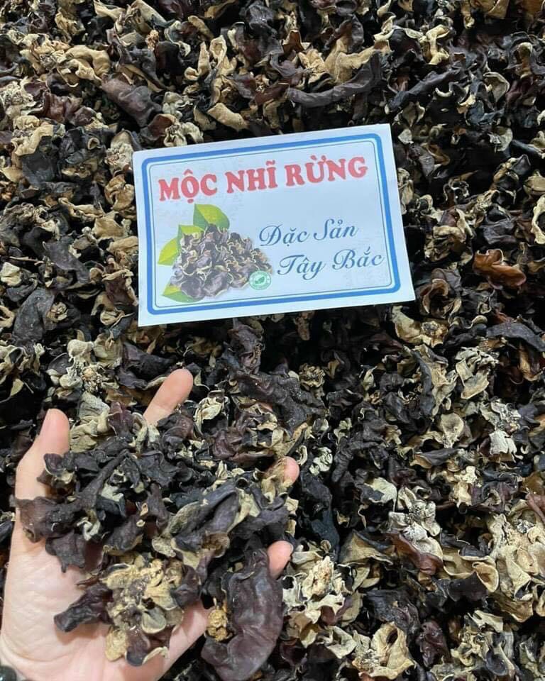 Mộc nhĩ rừng Tây Bắc dai, giòn