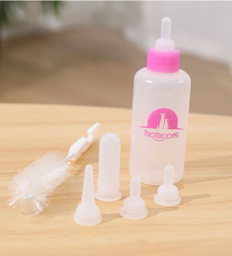 Milk Bottles for Newborn Dogs and Cats (Available in 2 Sizes) - T3 Pets Shop