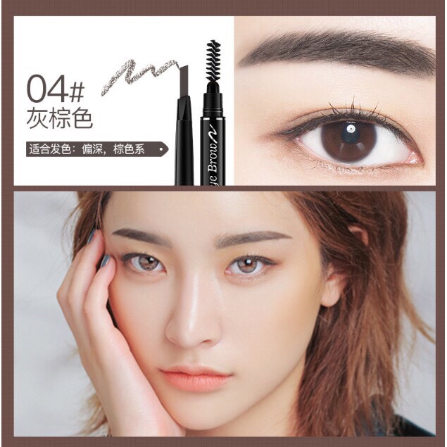 Chì kẻ mày Double Effect Lameila 2 đầu ko thấm nước