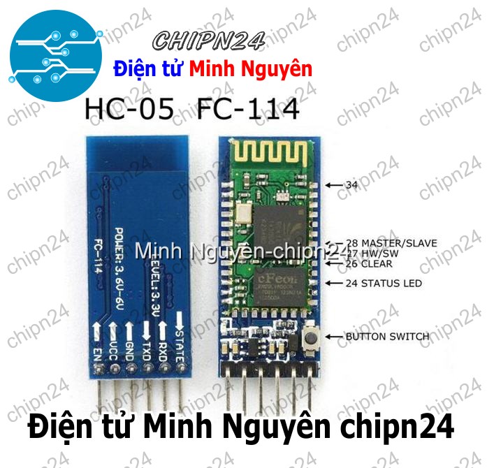 [1 cái] (E97) Module Bluetooth HC-05 HC05 đã ra chân