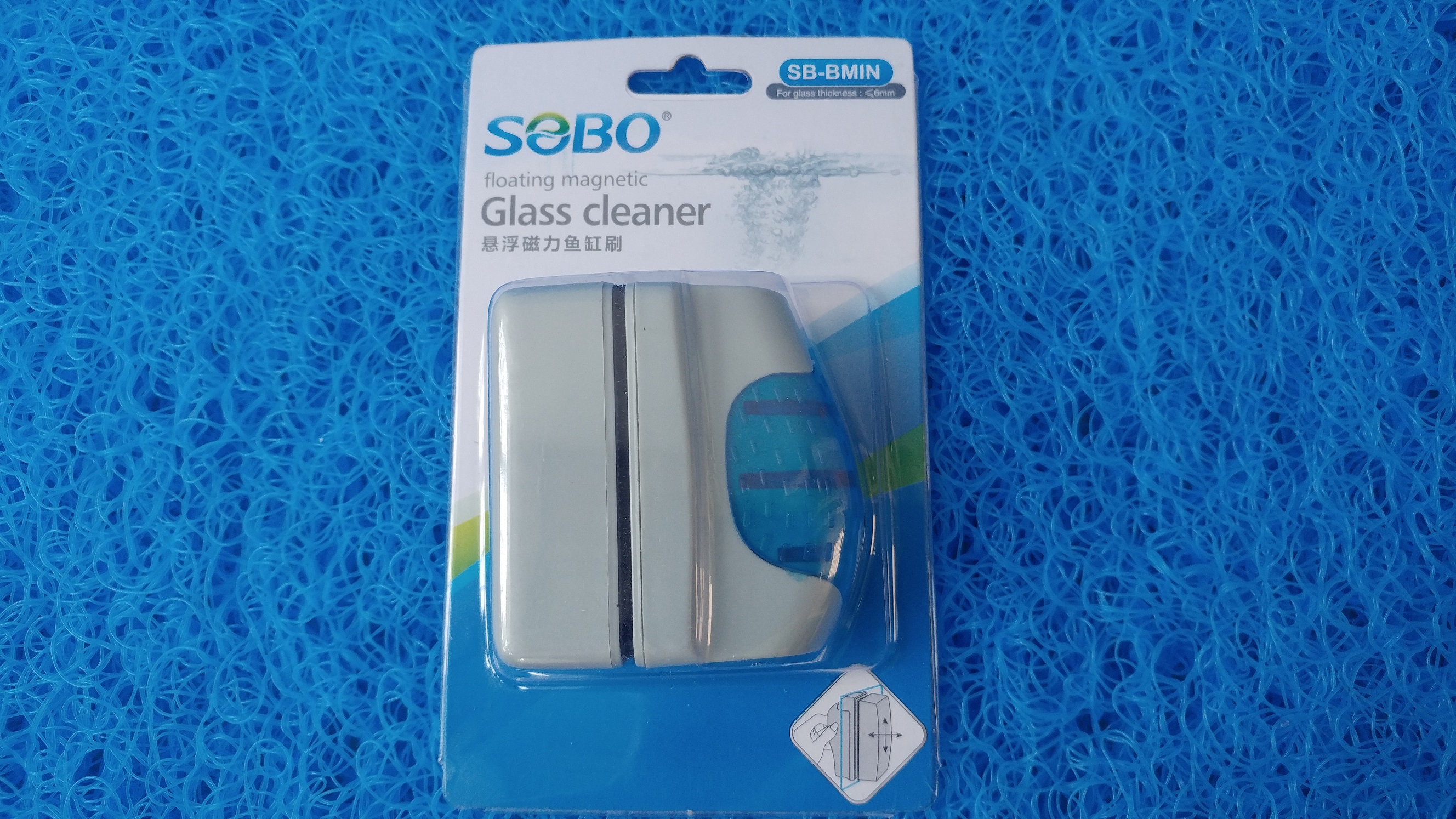 Chùi kính hồ cá SOBO dùng cho kính từ 4-6-10-16- 20mm.
