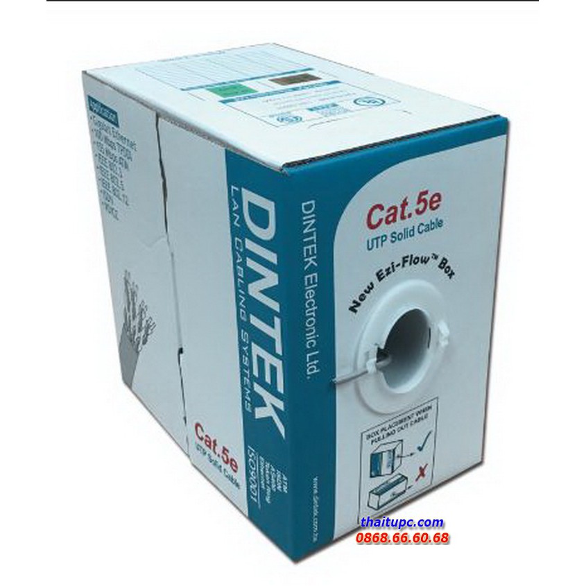 Cáp mạng DINTEK CAT.5e UTP 305m