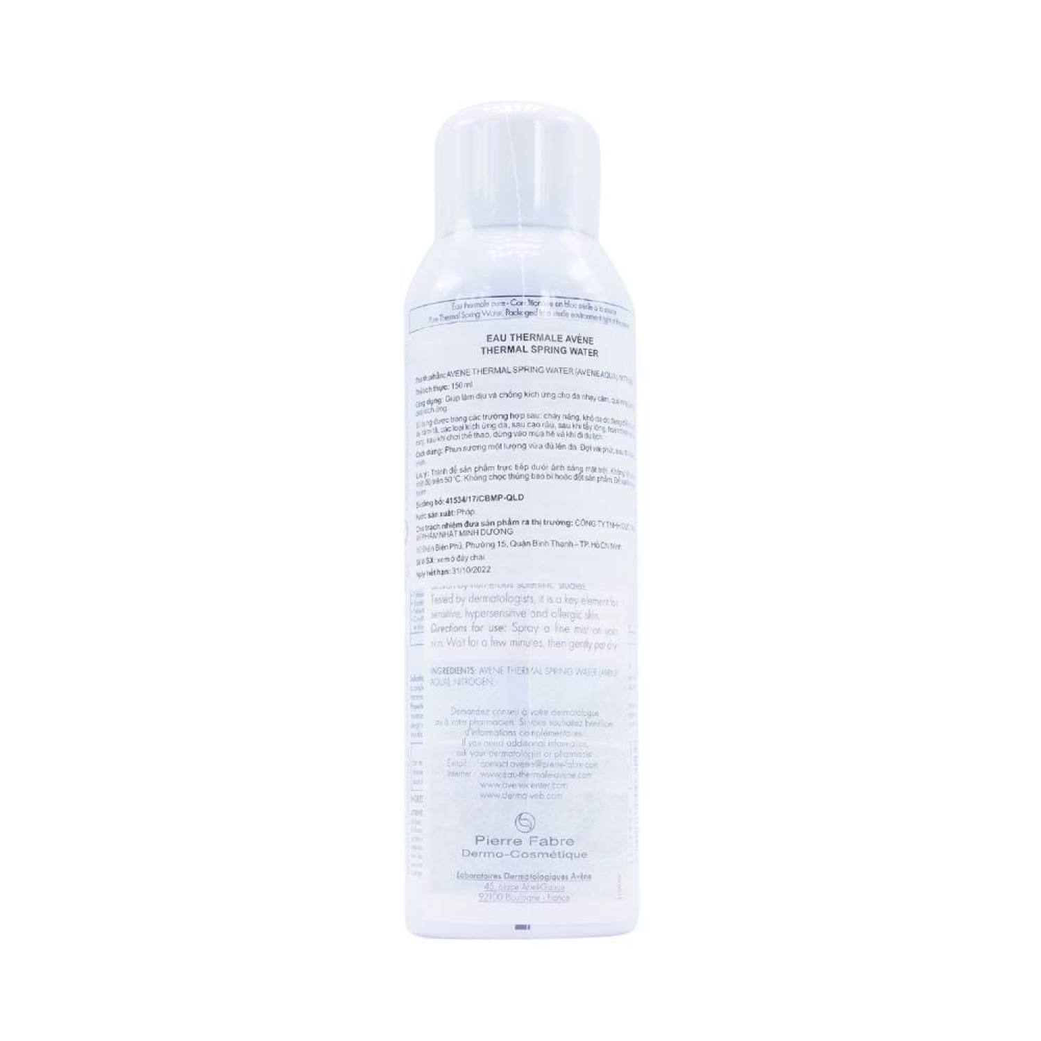 Avene Xịt Khoáng Làm Dịu Da Thermal Spring Water 150ml