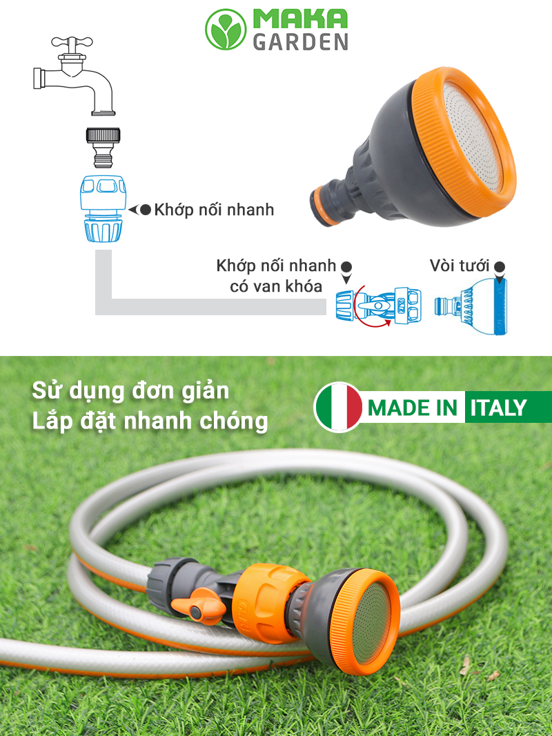 VÒI TƯỚI CÂY HOA SEN GF3430 - Ý