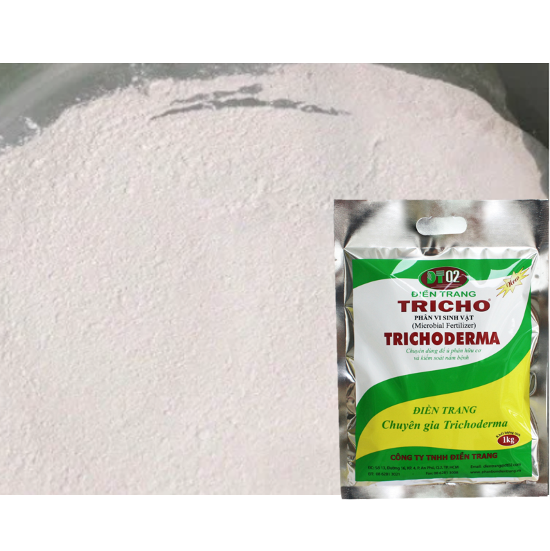 Phân Vi Sinh Vật Trichoderma - Nấm Đối Kháng Trichodema Điền Trang - Gói 1kg