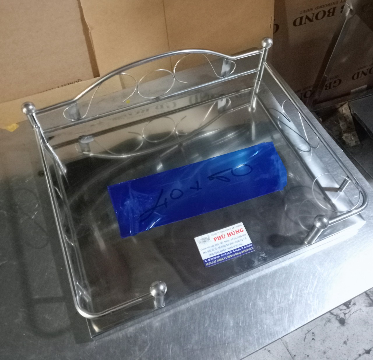 [HCM] BÀN THIÊN INOX - BÀN THỜ INOX - KT 40x50x15