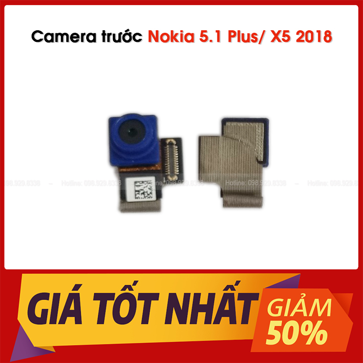 Camera trước nokia x5 2018/ 5.1 plus - cam trước zin bóc máy của điện thoại nokia x5/ 5.1plus+