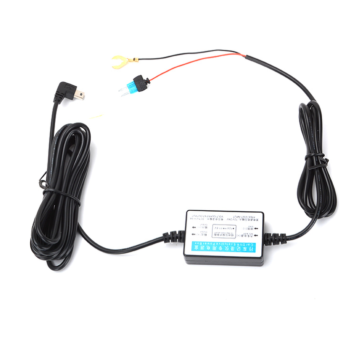 Direct plug mini USB dash camera power cord 5V 3A battery charger-direct power cord