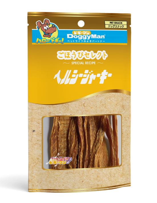 Thức ăn vặt cho chó Thanh gà sấy Doggyman 80g