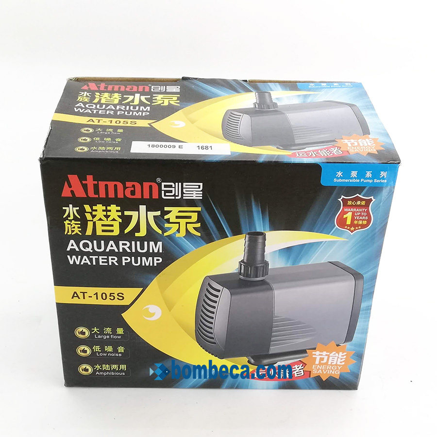 Máy bơm ATMAN-105S tiết kiệm điện dành cho hồ cá