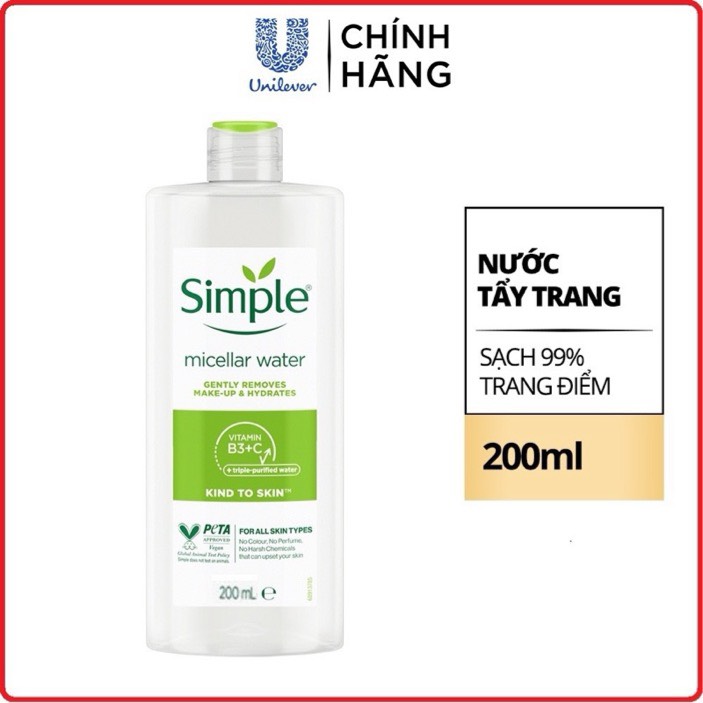 Nước tẩy trang micellar 200ml