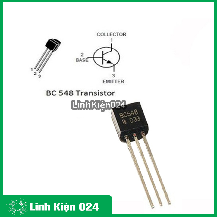 (XẢ HÀNG) Combo 10 BC548 TO-92 TRANS NPN 0,1A 30V