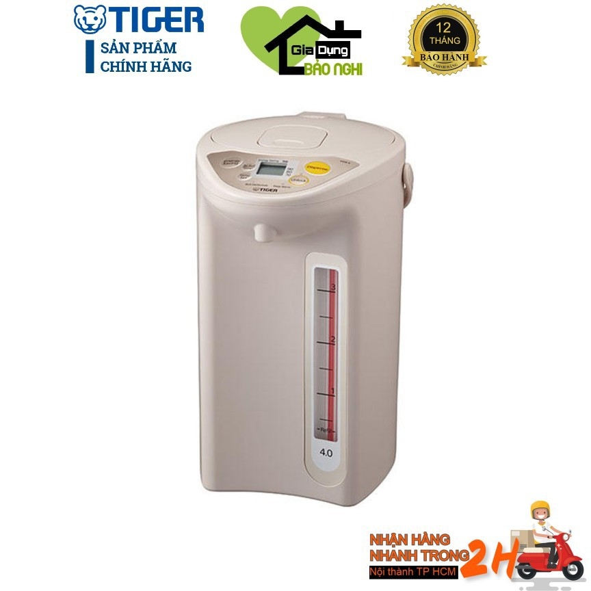 [HCM]Bình thủy điện Tiger 4 lít PDR-S40S