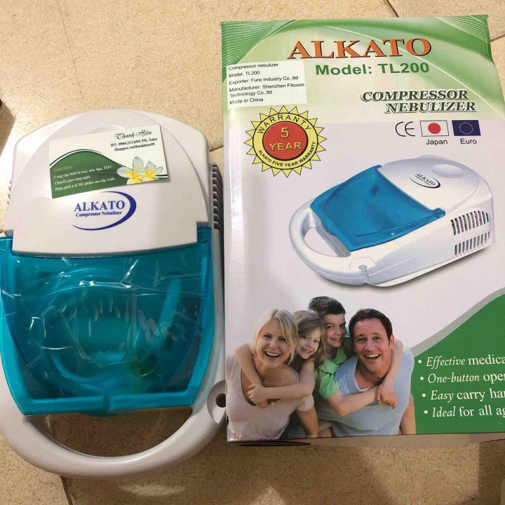 Máy hút mụn alkato | máy hút mụn và phun oxy siêu khỏe ( bảo hành 6 tháng )
