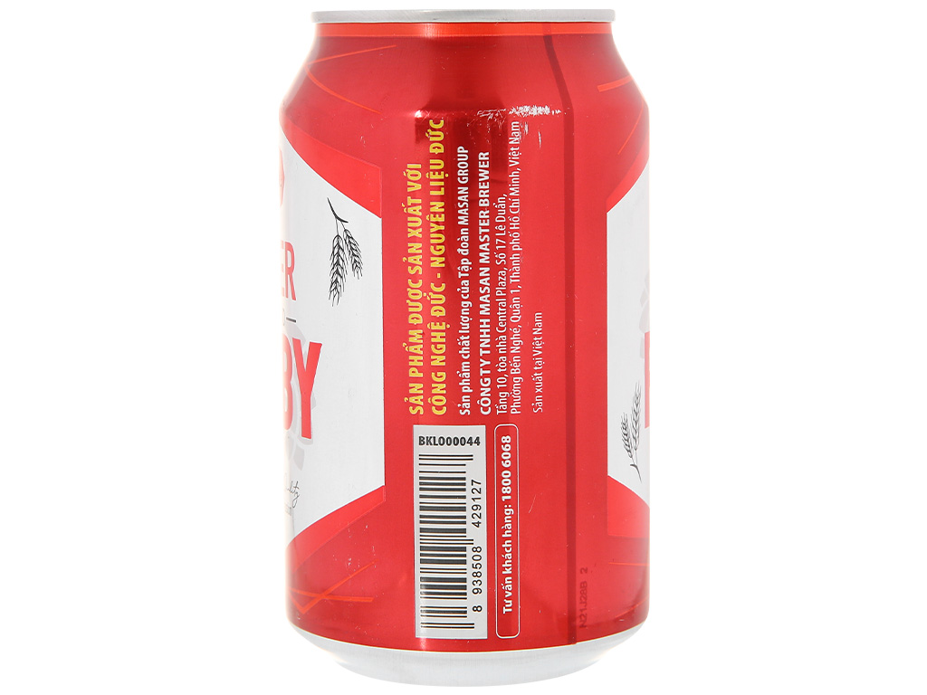 Bia RUBY RED 330ml x 24lon