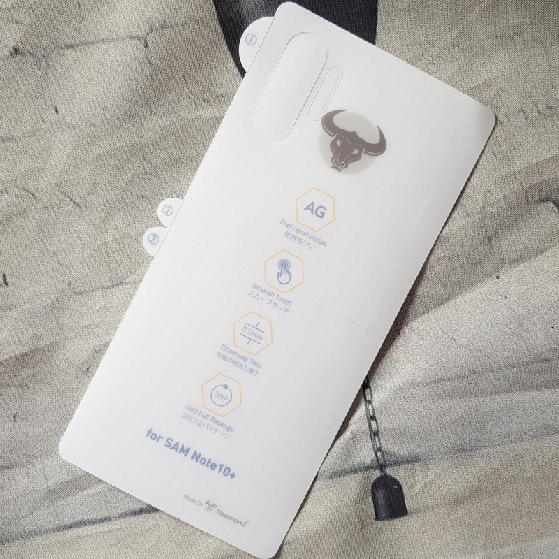 [HCM]Dán Mặt Sau PPF Samsung Note 10 Plus Nhám Chống Vân Tay Cao Cấp