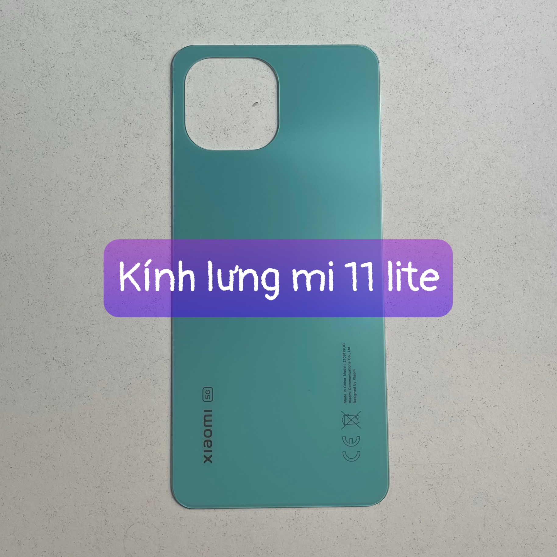 kính lưng xiaomi Mi 11 lite (4G và 5G giống nhau)