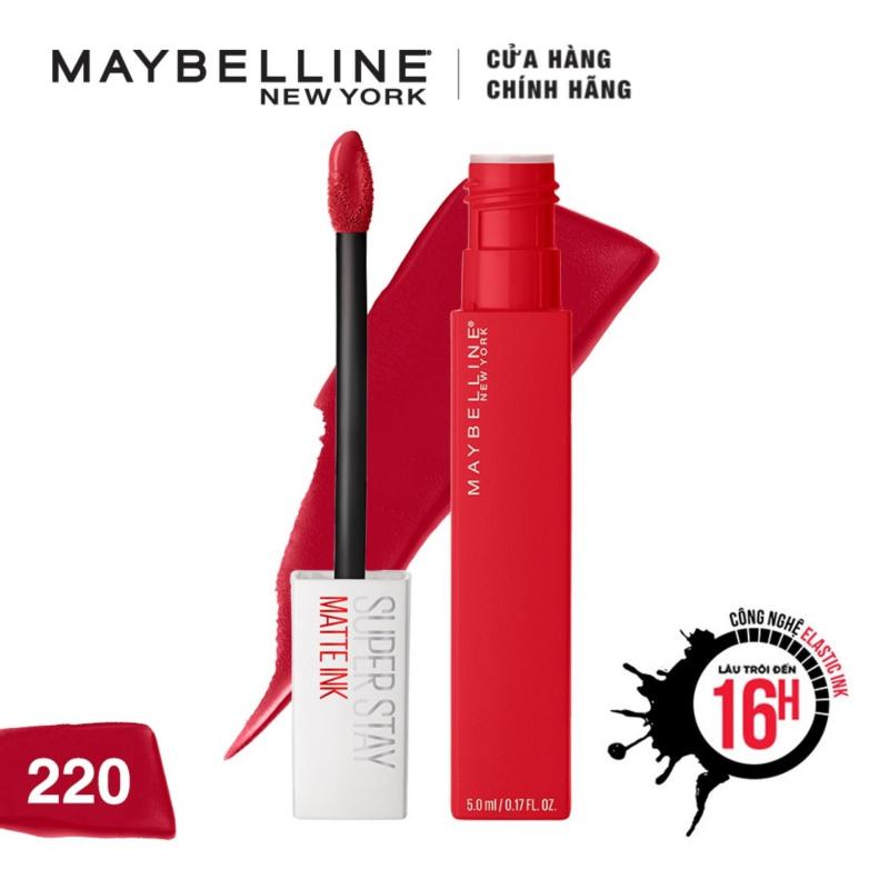 Son Kem Chuẩn Lì Giữ Màu 16h Maybelline New York Super Stay Matte Ink City Edition 5ml