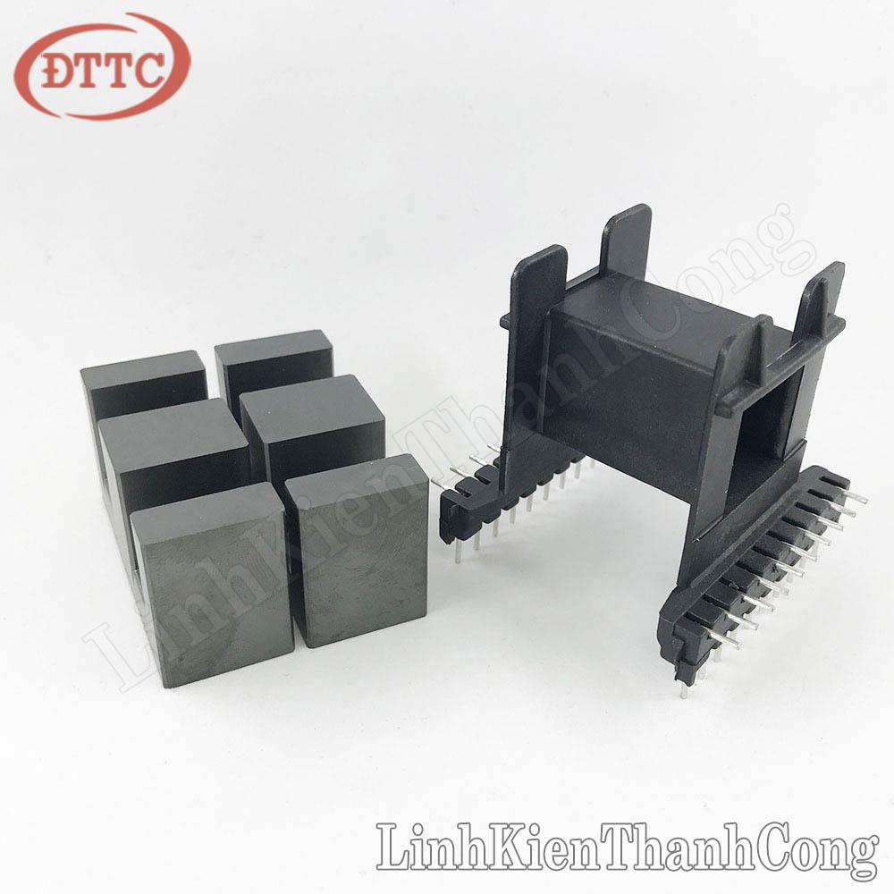 Biến Áp Xung EE55 Nằm (10+10) Loại Tốt