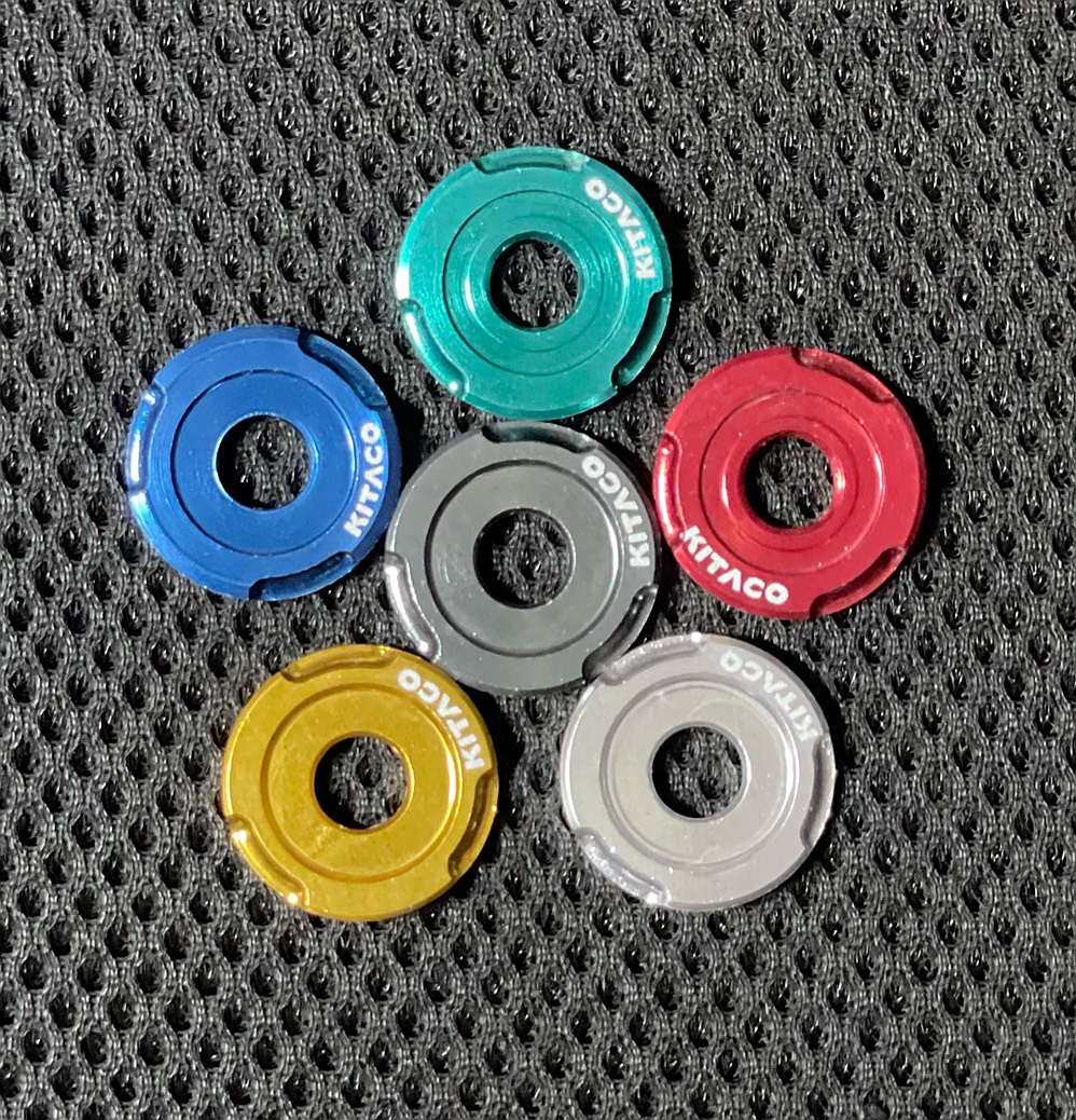 Lông Đền Nhôm KITACO nhiều màu 6li sử dụng cho ốc salaya, ốc titan g5