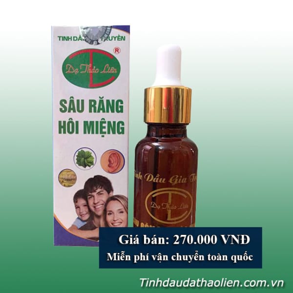 Tinh dầu Sâu Răng Hôi Miệng Dạ Thảo Liên 20ml