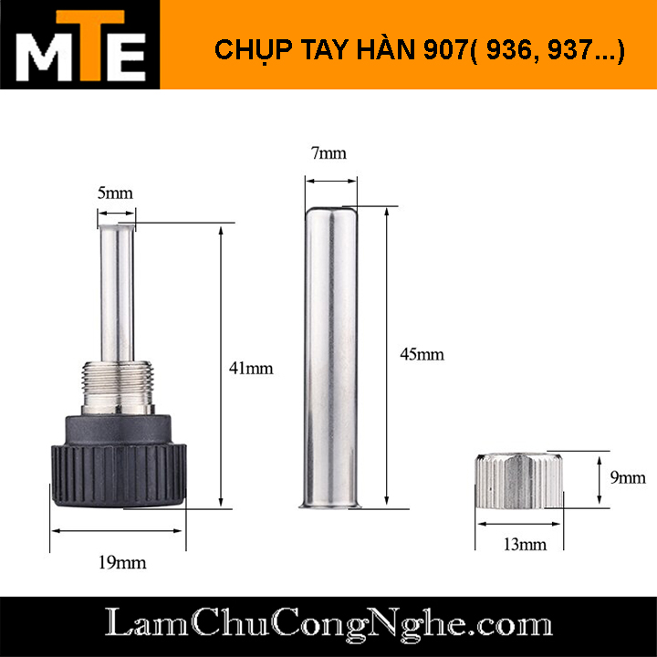 Đầu chụp mỏ hàn NO.907, 936, 203, 205