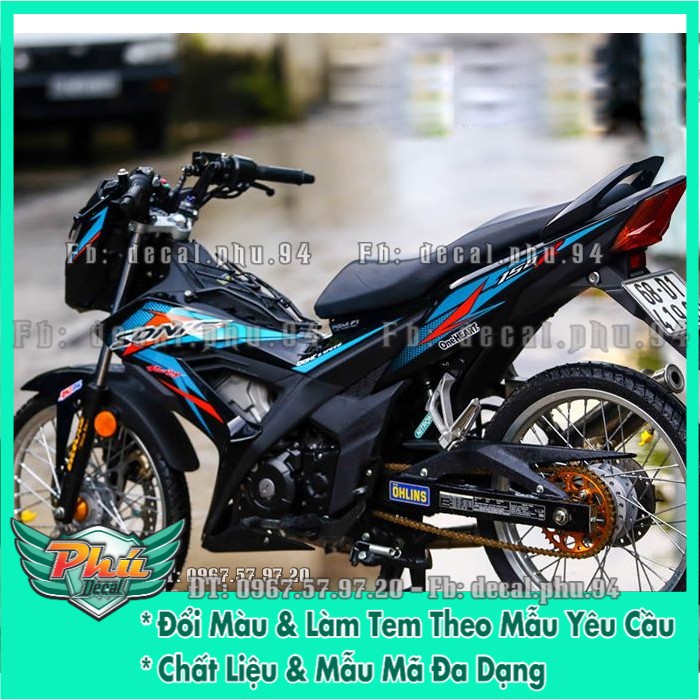 Tem rời Sonic Đen xanh ngọc (P)