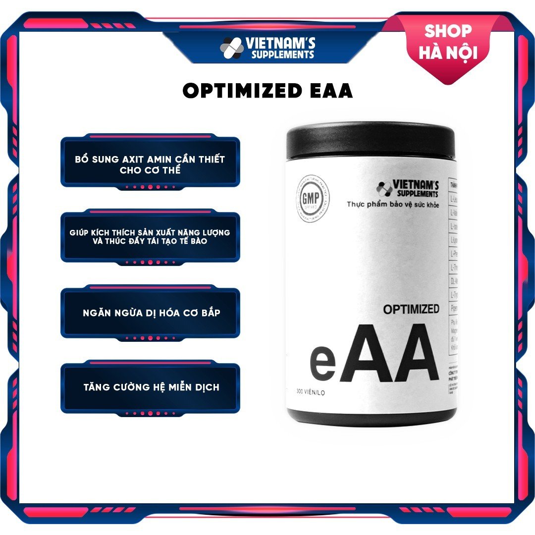 [THỰC PHẨM BẢO VỆ SỨC KHOẺ] Optimized EAA - Bổ sung amino acid