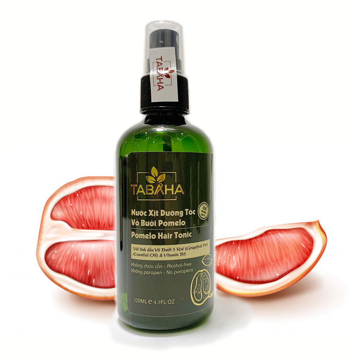[HCM]Liệu trình ngăn rụng tóc 2 chai xịt mọc tóc Pomelo Tabaha 120ml