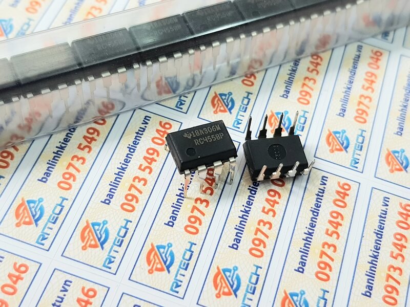 Combo 10 chiếc rc4558p 4558 ic dip-8 hàng nhập khẩu